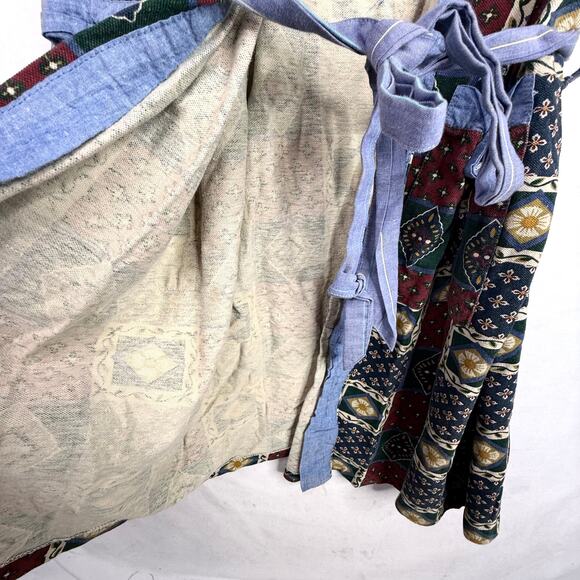 Vintage Arizona Jean Company Patchwork Cotton Robe - Picture 8 of 9